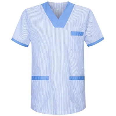Afbeelding van MISEMIYA Medische uniformen unisex top verpleegster ziekenhuis werkkleding, Celest T817 4, S