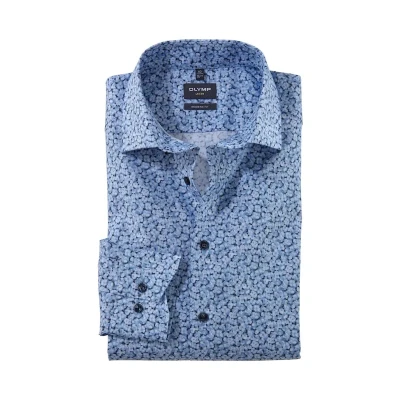 Afbeelding van OLYMP Overhemd Luxor Modern Fit Bleu / ice blue 41