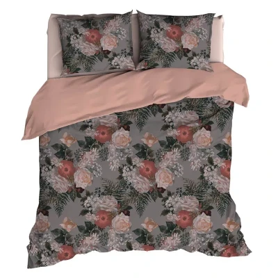 Afbeelding van Dekbedovertrek Satin d&#039;Or Celia Rose Satijn 240 x 200 / 220 cm Lits Jumeaux