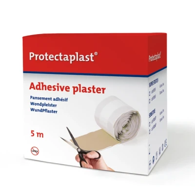 Afbeelding van Protectaplast Elastic Textielpleister, Ft 6 Cm X 5 M, Op Rol Pleister