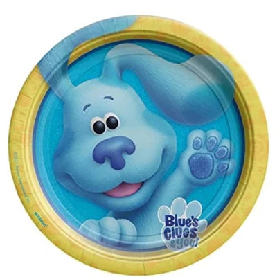 Afbeelding van Amscan Blue&#039;s Clues Borden (8 stuks)