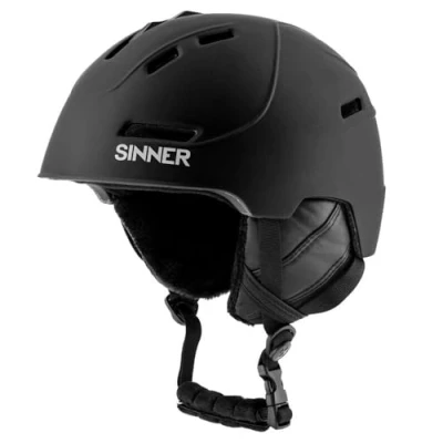 Afbeelding van Skihelm Sinner Silverton Matte Black 55 58 cm