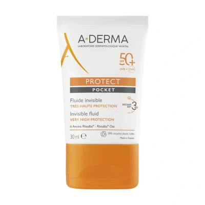 Afbeelding van A DERMA Protect Pocket Invisible Fluid Zeer Hoge Bescherming 30 ml
