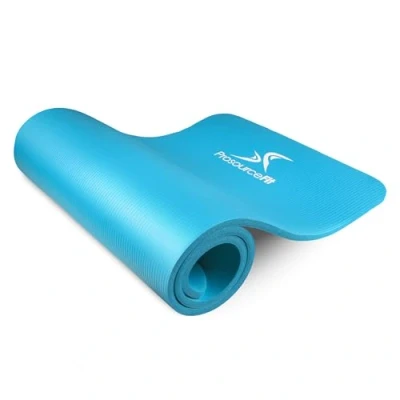 Afbeelding van Prosource Fit Extra Dikke Yoga en Pilates Mat, 1/2 Inch Dikte, Aqua