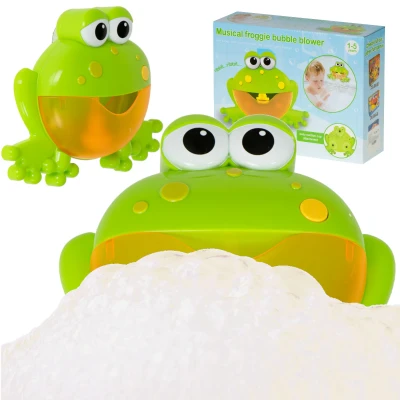 Afbeelding van Bad speelgoed Bubble Froggie muzikale kikker met muziek en zeepbellen