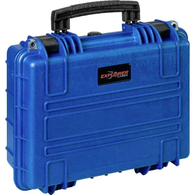 Afbeelding van Explorer Cases Outdoor koffer 3815HL.N blue Navy with pick &amp; pluck foam (b x h d) 38 27 16 cm blauw