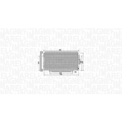 Afbeelding van Magneti Marelli Airco condensor 350203998000