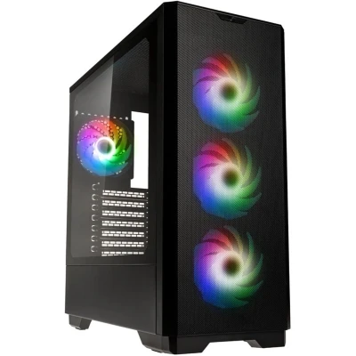 Afbeelding van Kolink Unity Solar ARGB Mesh Midi Tower Zwart