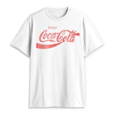 Afbeelding van Coca Cola Heren Eighties Coke T shirt met korte mouwen, Wit, L