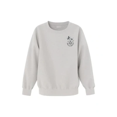 Afbeelding van NAME IT Jongens Nkmvasse Ls Nreg Sweat Unb, lichtgrijs gem., 116