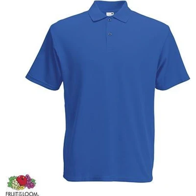Afbeelding van Fruit of the Loom poloshirt heren Royal 3XL