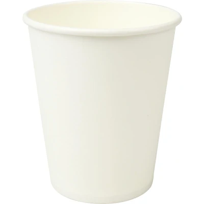 Afbeelding van Beker uit karton, 150 ml, wit, pak van 100 stuks drinkbeker
