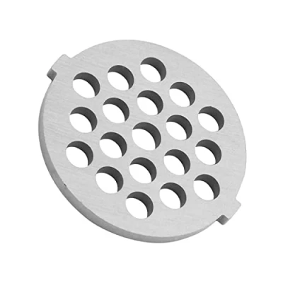 Afbeelding van Garosa vleesmolen, mes, roestvrij staal, schijf, plaatmes met 5/7 mm boringen, professioneel reserveonderdeel voor slijper, vleesmolen (7 mm)