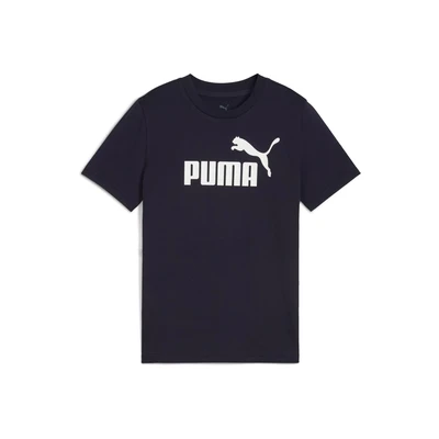Afbeelding van Puma LOGO Unisex Tshirt print voor kinderen, Maat: 128, New navy