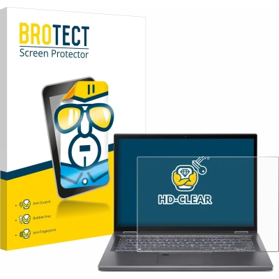 Afbeelding van BROTECT Screenprotector voor Acer Aspire 5 Spin 14 Folie Beschermfolie transparant