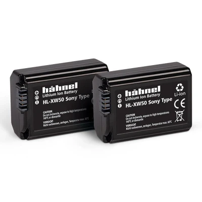 Afbeelding van Hahnel HL XW50 Li Ion Accu Twin Pack (Sony NP FW50 Accu)