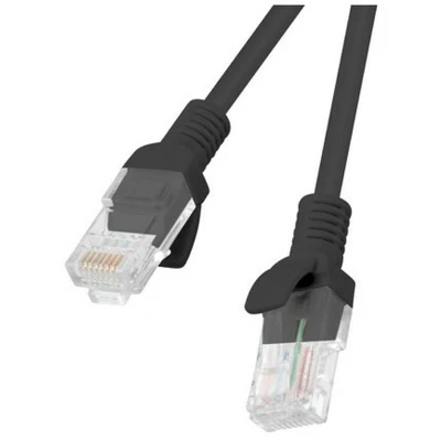 Afbeelding van Lanberg PCU5 20CC 0200 BK netwerkkabel Zwart 2 m Cat5e U/UTP (UTP)