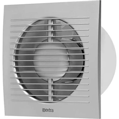 Afbeelding van Badkamerventilator 100 mm ZILVER met timer EE100TS