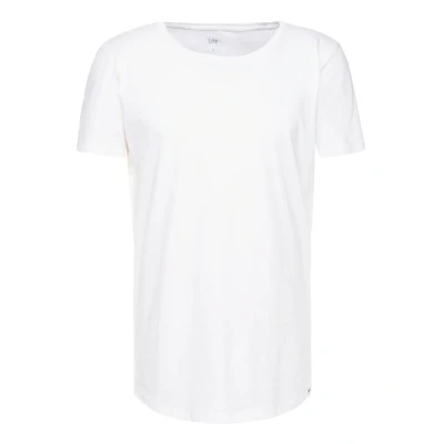 Afbeelding van Lee Shaped TEE Tshirt basic, Heren, Maat: Large, Cloud dancer