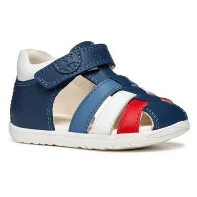 Afbeelding van Geox B Macchia Boy sandalen, babysandalen, avio/wit, maat 18, Wit (Avio White), 18 EU