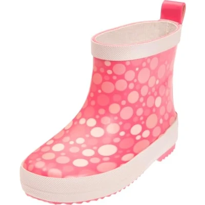 Afbeelding van Playshoes Uniseks rubberlaarzen voor kinderen, halve schacht, koraal stippen, 27 EU