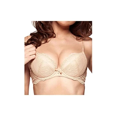 Afbeelding van Gossard Superboost Plunge kanten beha, Naakt, 65H