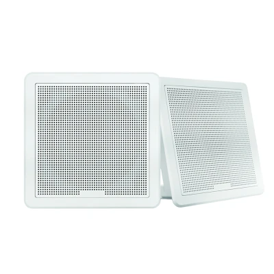 Afbeelding van Fusion Flush Mount Marine Speakers FM F65SW Wit 6,5 Inch 120 Watt Vierkant