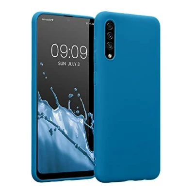 Afbeelding van kwmobile telefoonhoesje geschikt voor Samsung Galaxy A30s Hoesje smartphone Back cover in Caribisch blauw