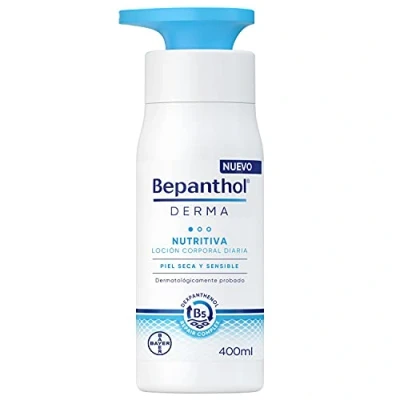 Afbeelding van Bepanthol Derma Voedende Bodylotion, onmiddellijke en duurzame hydratatie voor droge gevoelige huid, dagelijks gebruik, 400 ml