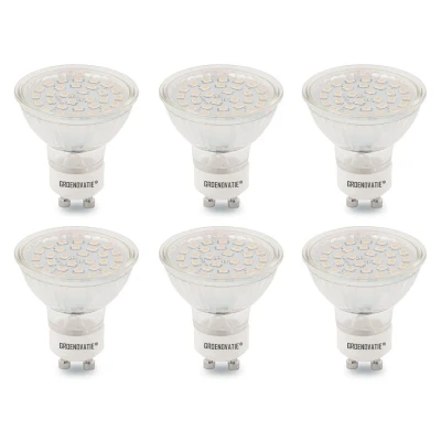 Afbeelding van GU10 LEDSpot SMD 3W Warm Wit Dimbaar 6 Pack