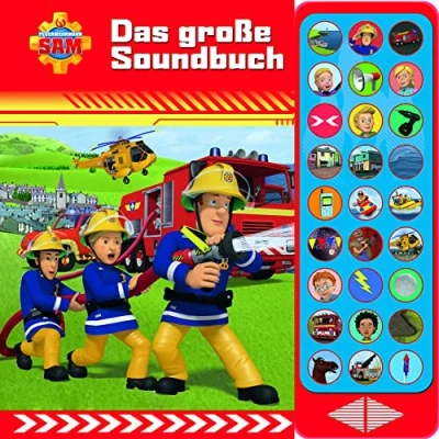 Afbeelding van Feuerwehrmann Sam Das große Soundbuch 27 Button mit 24 Seiten für Kinder ab 3 Jahren