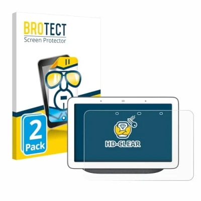 Afbeelding van BROTECT (2 Stuks) Schermbeschermer voor Google Home Hub/Google Nest Hub Screen Protector Transparant