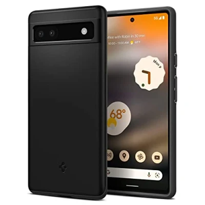 Afbeelding van Spigen Thin Fit Google Pixel 6a Case (Black) ACS04473