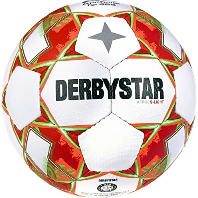 Afbeelding van Derbystar Uniseks jeugd Atmos S Light AG v23 voetbal, wit oranje, 3