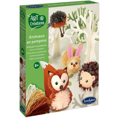 Afbeelding van SENTOSPHERE Bastelset Pompon Tiere