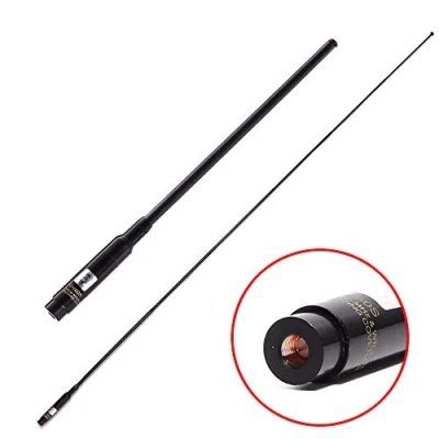 Afbeelding van TengKo RH 660S SMA Stekker Dual Band FM UHF 144 / 430 MHz Telescopische antenne Hoge Prestaties Tweeweg Radioantenne voor Wouxun KG UV8D 9D Plus Walkie Talkie