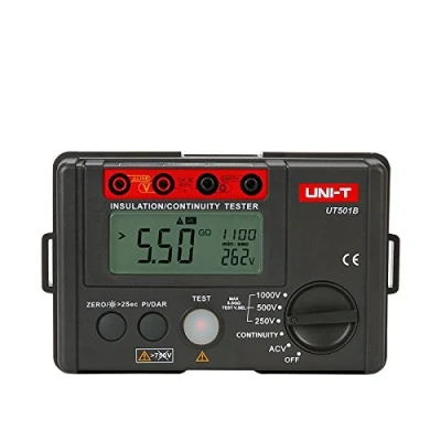 Afbeelding van UNI T UT501B serie UT500 isolatieweerstandstester, 250 V/500 V/1000 V, 1 mA