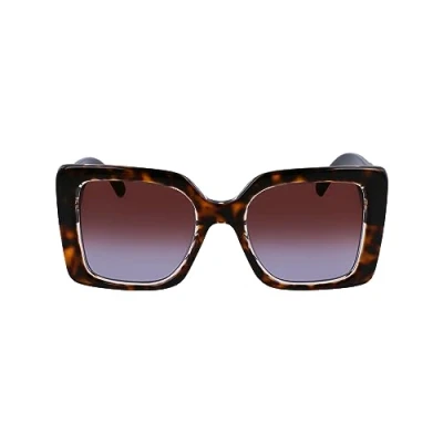 Afbeelding van KARL Lagerfeld Zonnebril, Dames, Maat: One Size, Dark tortoise