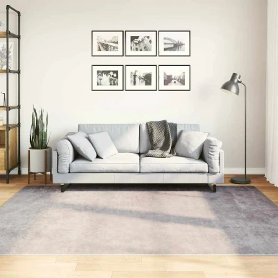 Afbeelding van Vloerkleed wasbaar anti slip 150x230 cm grijs