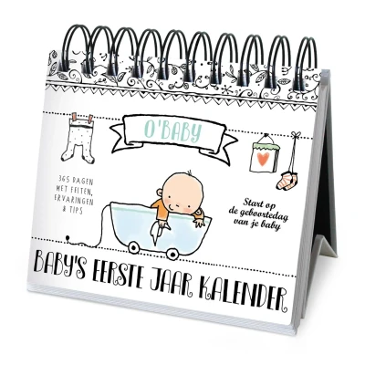 Afbeelding van O&quot;; Baby Baby&quot;;s eerste jaar kalender (Hardback)