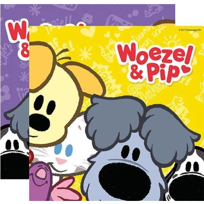 Afbeelding van Servetten Woezel en Pip 33x33cm 20 stuks