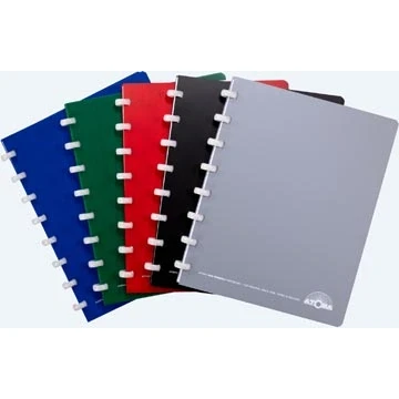 Afbeelding van Atoma Eco schrift, ft A5, 144 bladzijden, geruit 5 mm, geassorteerde kleuren