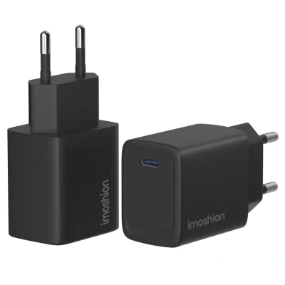 Afbeelding van imoshion Fast Charge Adapter / Oplader 20 W Zwart Geschikt voor Apple iPhone, Samsung en meer