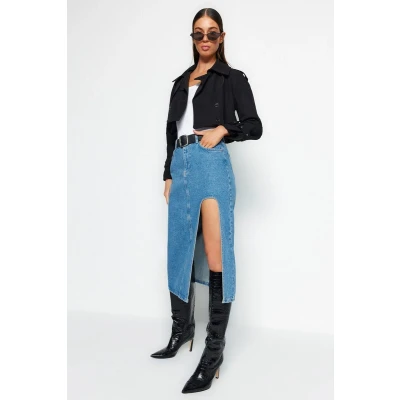 Afbeelding van Trendyol TWOAW24ET00086 Volwassenen Vrouwen Blauw 34