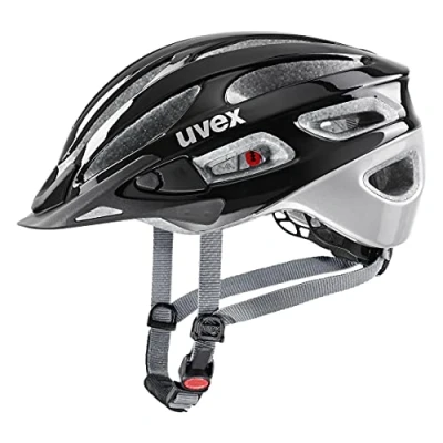 Afbeelding van uvex true lichte allround helm voor dames individueel passysteem uitbreidbaar met led licht black silver 55 58 cm