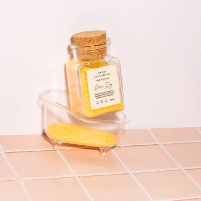 Afbeelding van Geurwolkje® Mooie dag natuurlijk badzout met etherische olie en zeezout (150g)