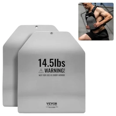 Afbeelding van VEVOR gewichtsvestplaten krachttraining hardlooptraining 2x6,58kg halterschijven