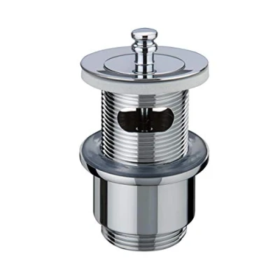 Afbeelding van Wirquin 30723429 afvoergarnituur voor wastafel, messing, vandalventiel, TP, afvoerlichaam Crt