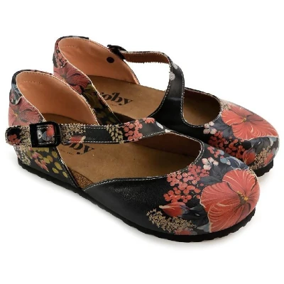 Afbeelding van GOBY Begonia Clogs Handgemaakt Premium Kwaliteit Maat 40