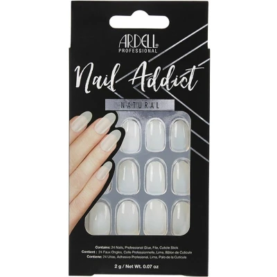 Afbeelding van Kunstnagels Ardell Nail Addict Natuurlijk Ovaalvormig (24 pcs)